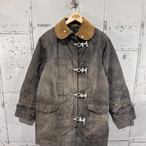 True Vintage 60s Charcoal Black Fireman's Body Guard Heavyweight