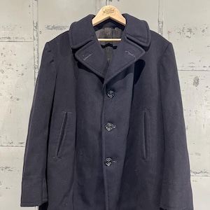 1960s US Navy “P-COAT” US Navy Peacoat 1960's Clothing Supply Office Size 34 – Rare