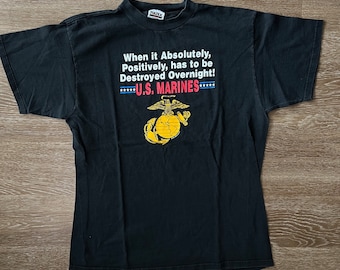 90’s U.S Marine Funny Tee Extra Large