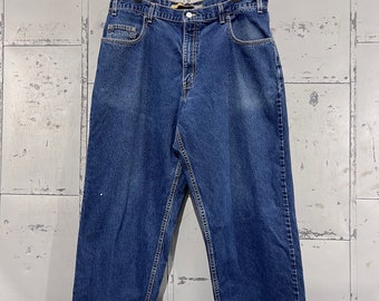 Vintage Y2K Levi's Silver Tab Baggy Jeans High Rise W34 L33 Loose