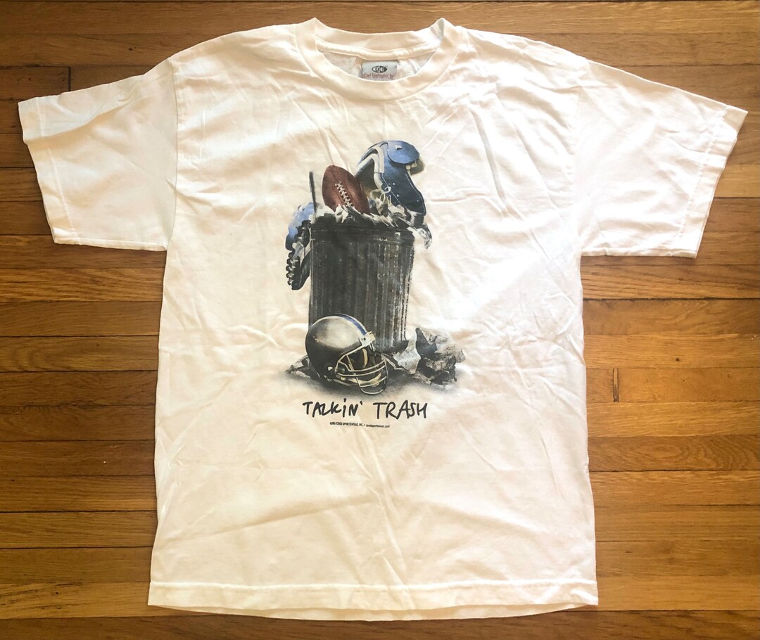 XL 90s Coed Sportswear Inc Football Talkin Trash Sports Gear Graphic