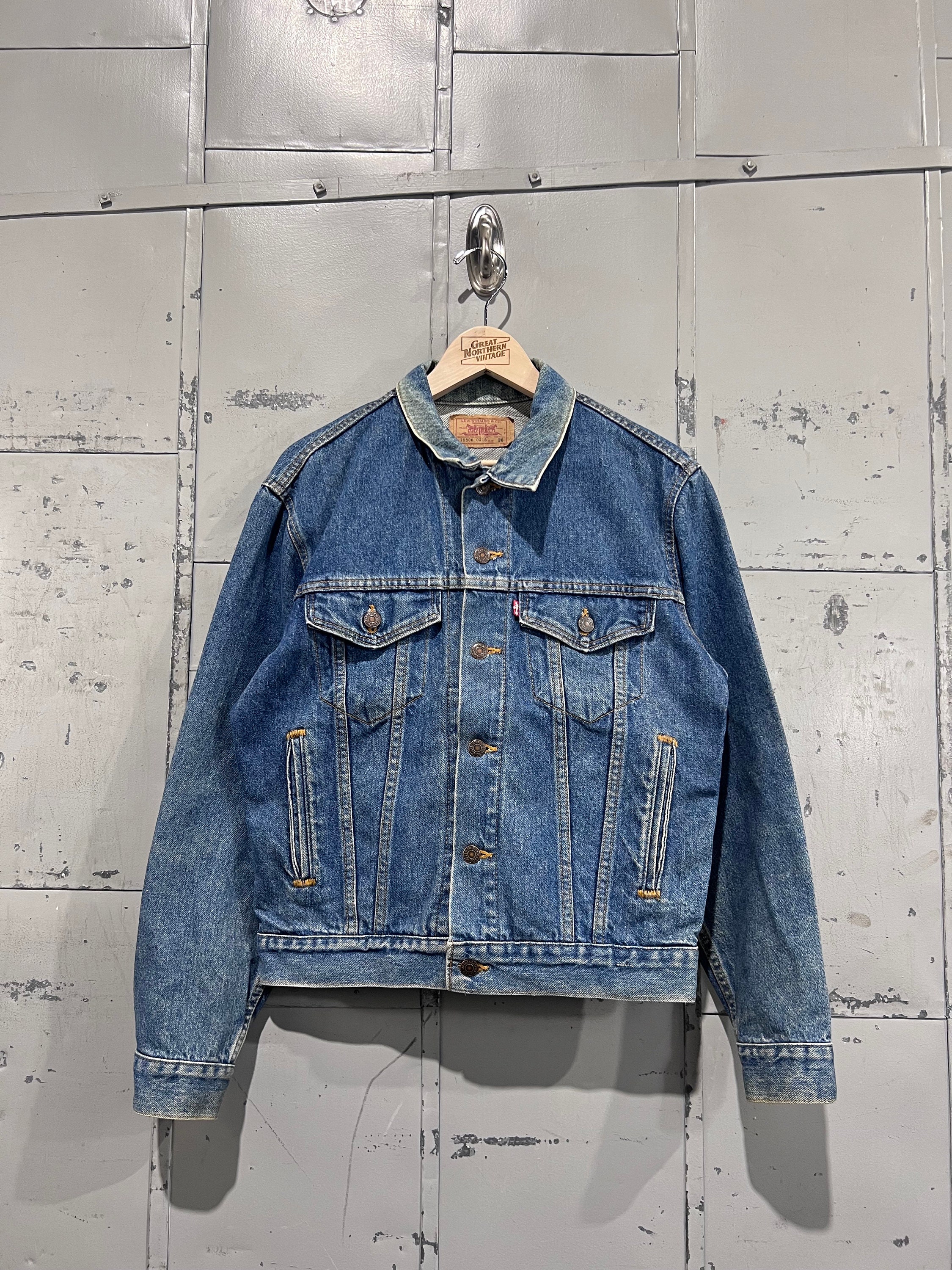 90s Denim Jacket - Etsy