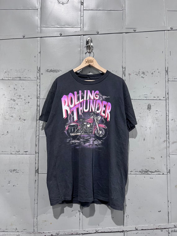 Size large 1990s rolling thunder biker lighting Vi