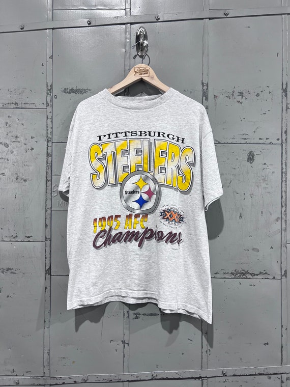 Size large 90s Pittsburgh Steelers 1995 afc champi
