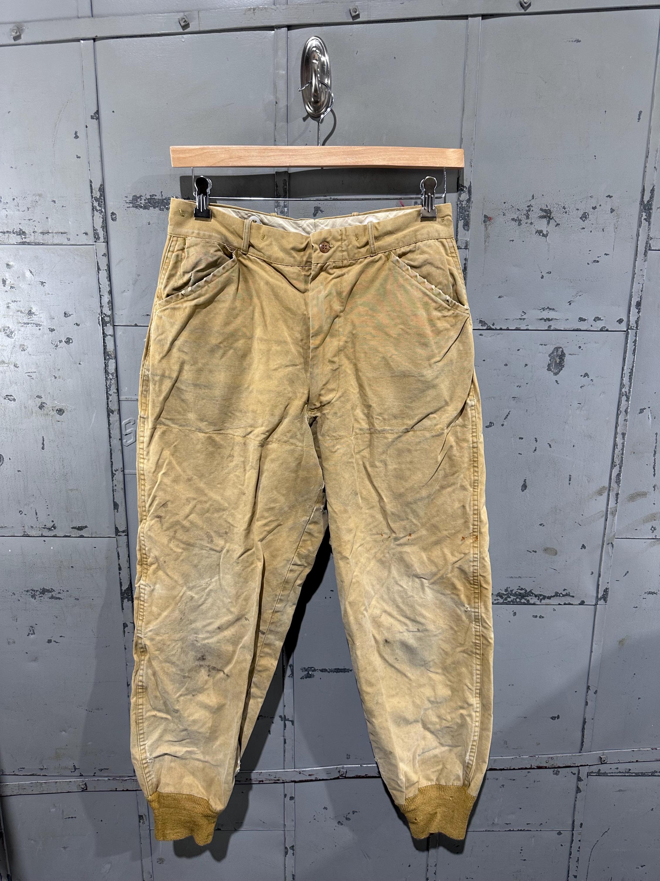 1973 RUSS ビンテージバンク MADE IN USA True Vintage 50s Distressed JC Higgins Brand Canvas Synched Faded