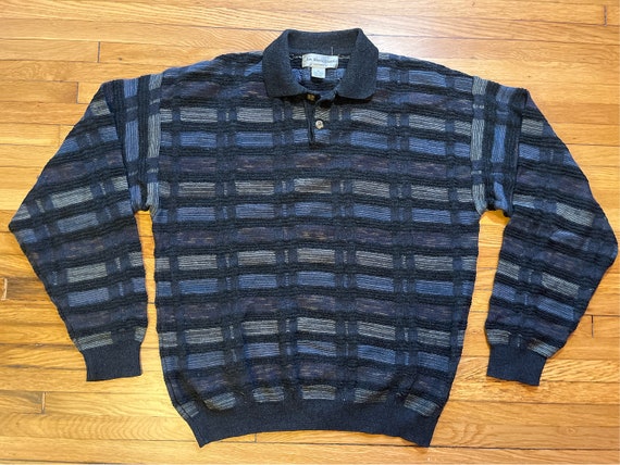 Santa Monica - used___でこぼこニット 立体 knit vintage