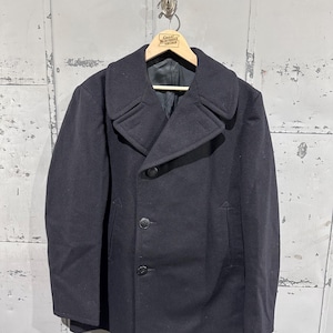 Us Navy Kersey Wool Peacoat - Etsy