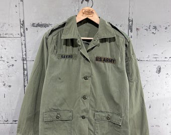 Vintage 1970s Vietnam War US Army Jungle Fatigue Jacket Vintage 1970s Vietnam War US Army Jungle Fatigue Jacket