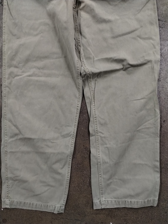 XL 90s Gramicci Cotton Tan Climbing Pants Militar… - image 2