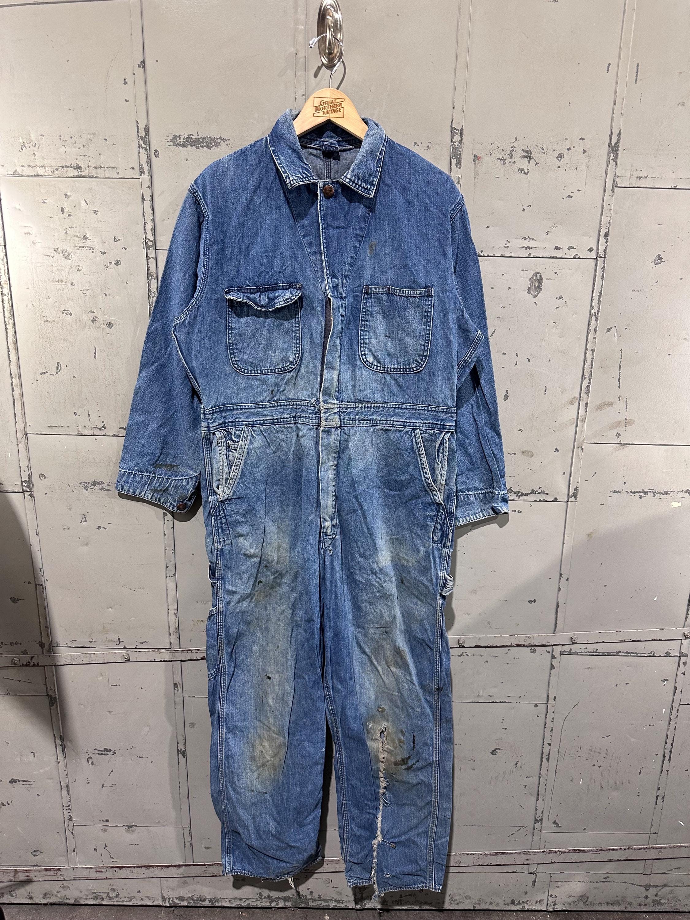 50's BIGMAC カバーオール coveralls 50s/60s Green Gray HBT Big Mac Coveralls – Double Barrel Dry