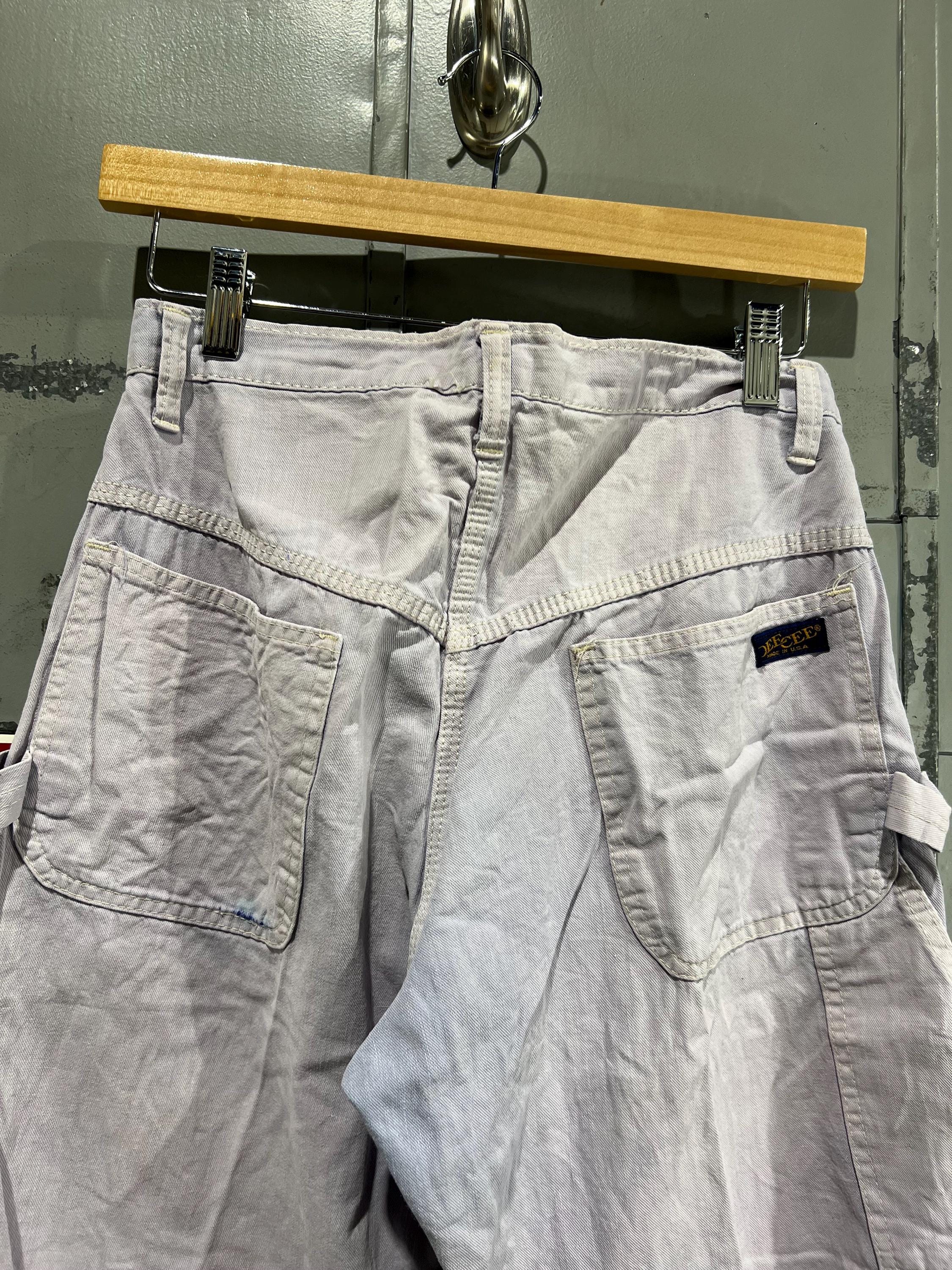 28” 70s Deecee Straight Painter Pants Overdyed Lavender