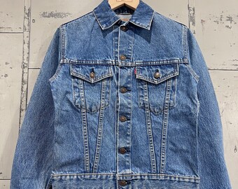 70s Maverick Denim Jacket Size 40 - Etsy