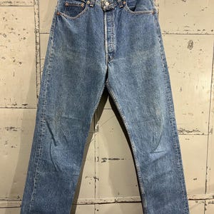36x31 80s Levi&#39;s 501 medium wash Jeans Blue Wash Pants