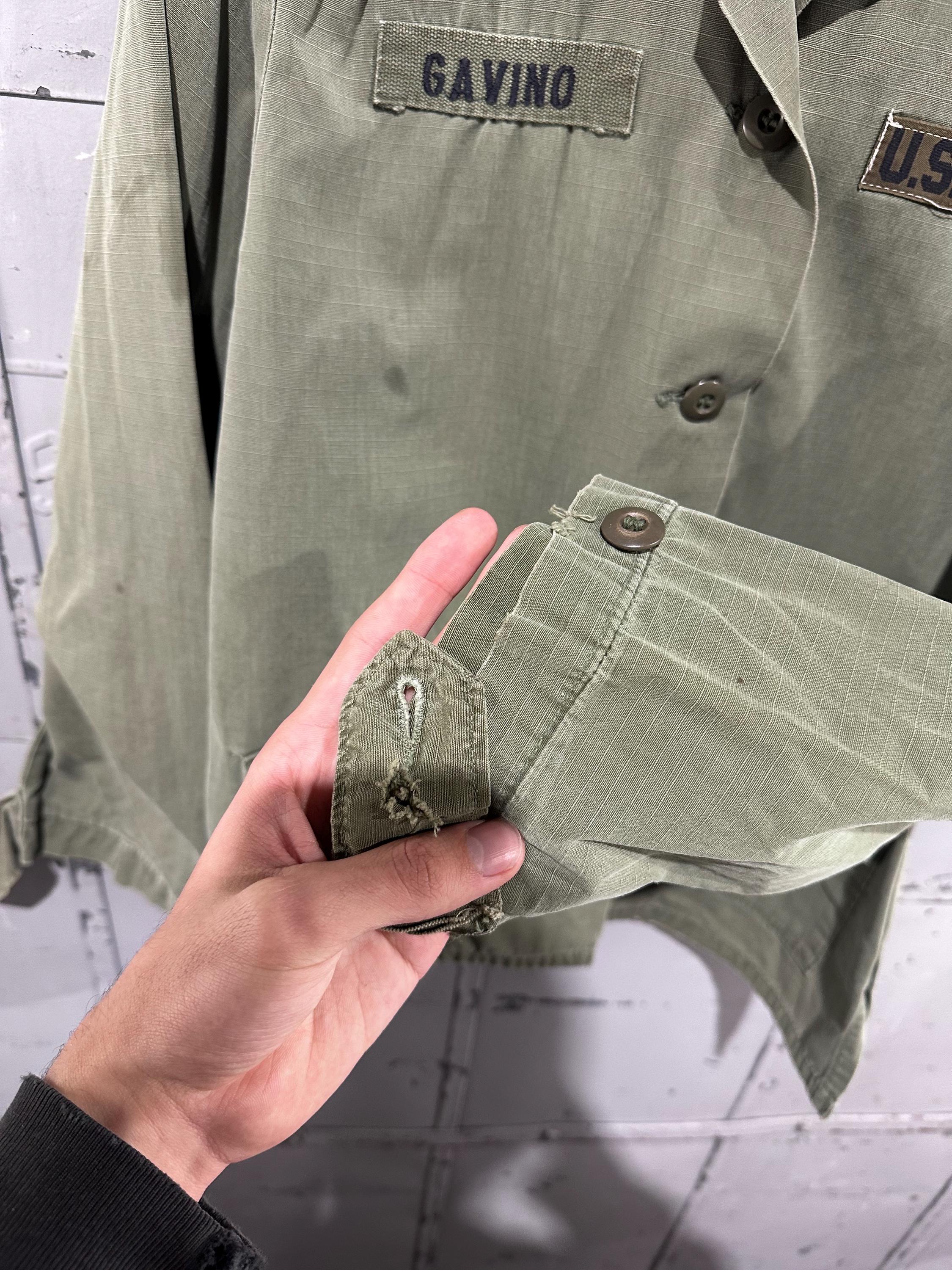 True Vintage 70s Women's Military USMC OG-107 Fatigue Long Sleeve