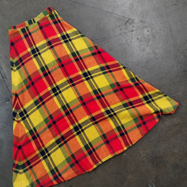 26” 70s Plaid Trendy Goth Punk Skirt Cute Halloween Trendy Costume Scool Girl