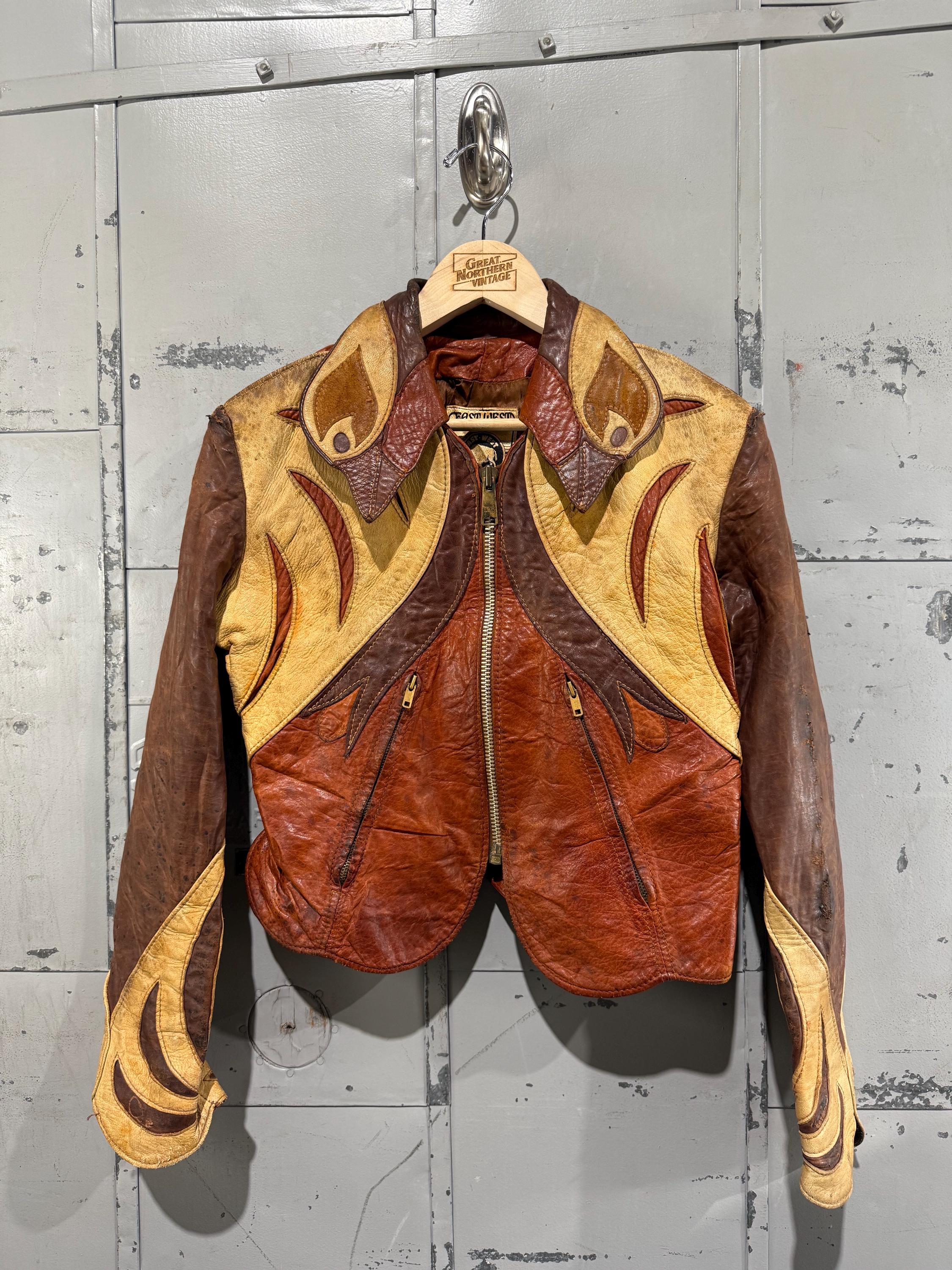 Vintage Rare 1960s Lewis Leathers Jacket, Size 40, Aviakit