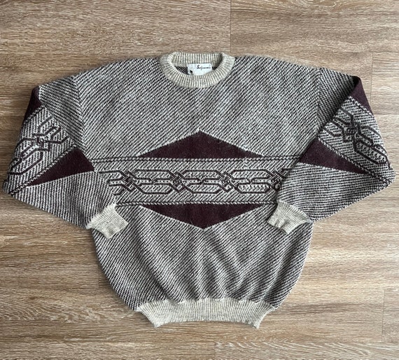 Vintage Turkish Mohair Crew Neck Sweater Size 42 … - image 1