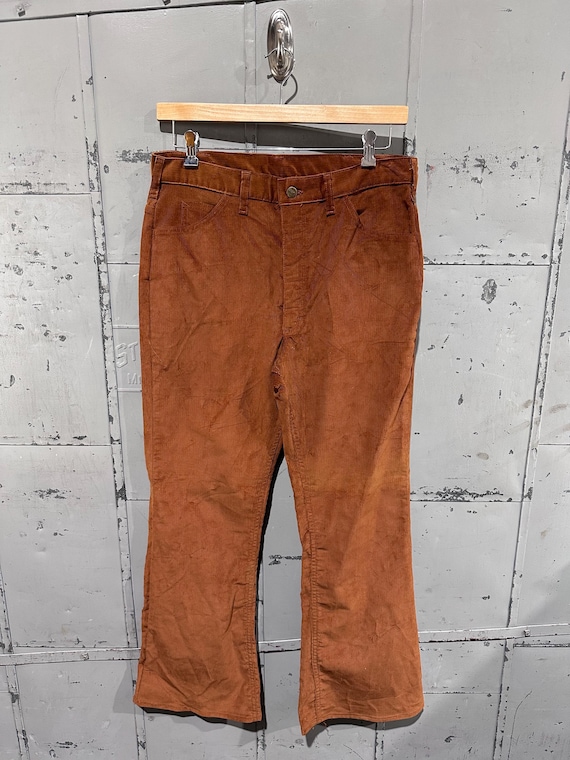 True Vintage 70's Funky Disco Deadstock NWT Lee Brand Corduroy