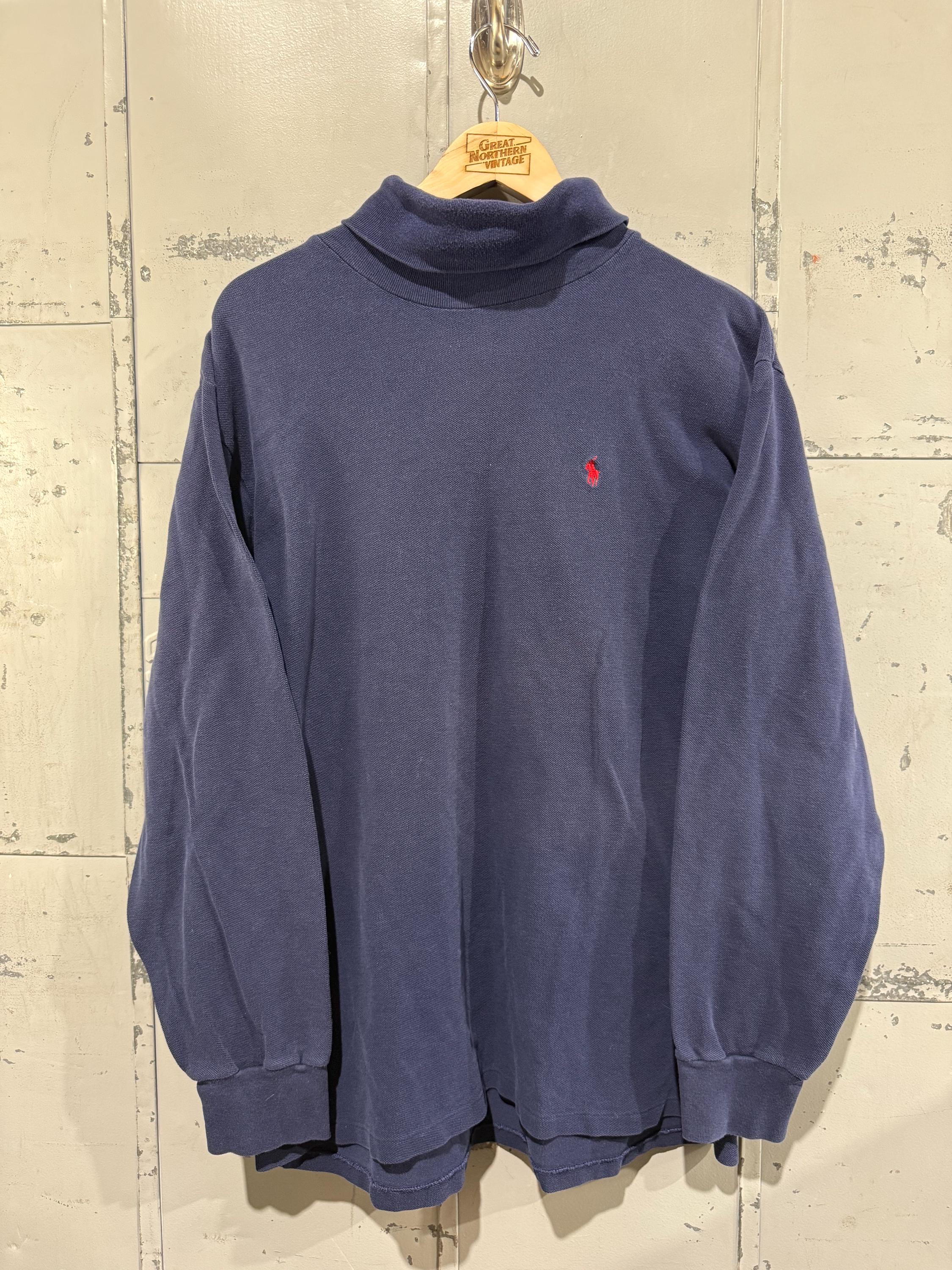 トップス 90s Ralph Lauren Native Turtle Neck M Vintage 90s Turtle Neck Polo Ralph Lauren Shirt - Etsy