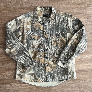 90s Rattlers Brand Camo Flannel Hunting Shirt Jacket -  India
