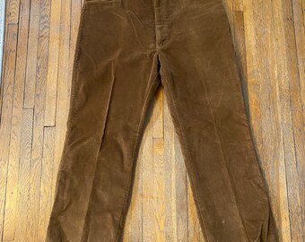 70’s Sedgefield Moleskin Brown Pants