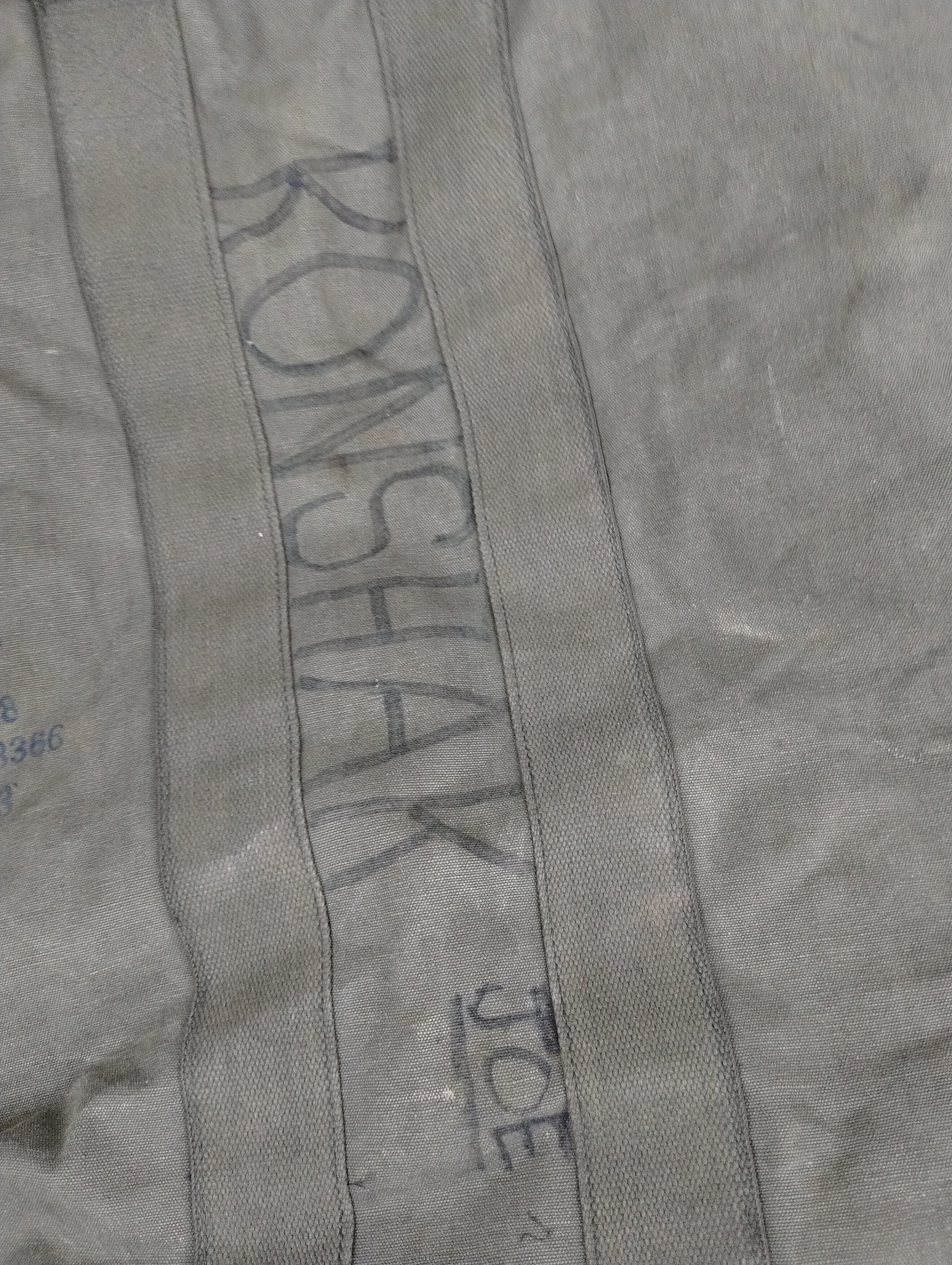 80s US Army Kit Duffle Aviators Duffle Bag Cotton Canvas OG