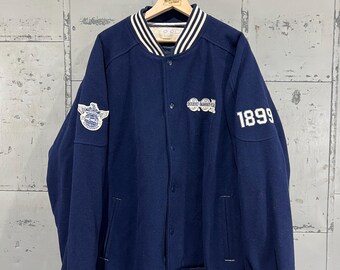Vintage CCM Hockey Canada cycle and motor Varsity Jacket - Size XXL NHL Wha