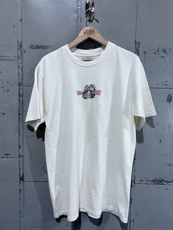 Vintage 90's Mossimo Tshirt Bulldog Spellout Graphic Tee Size