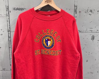 True Vintage 60s Sears Sportswear Brand Cherry Red Thermal Cotton