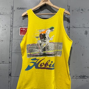 Vintage Hobie brand surf company surfing 1980s graphic Tank top t shirt Summer Shirt