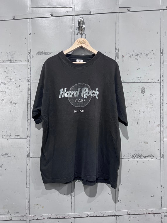 サイズ XL 90年代 ハードロックカフェ Tシャツ ローマ - Etsy 日本