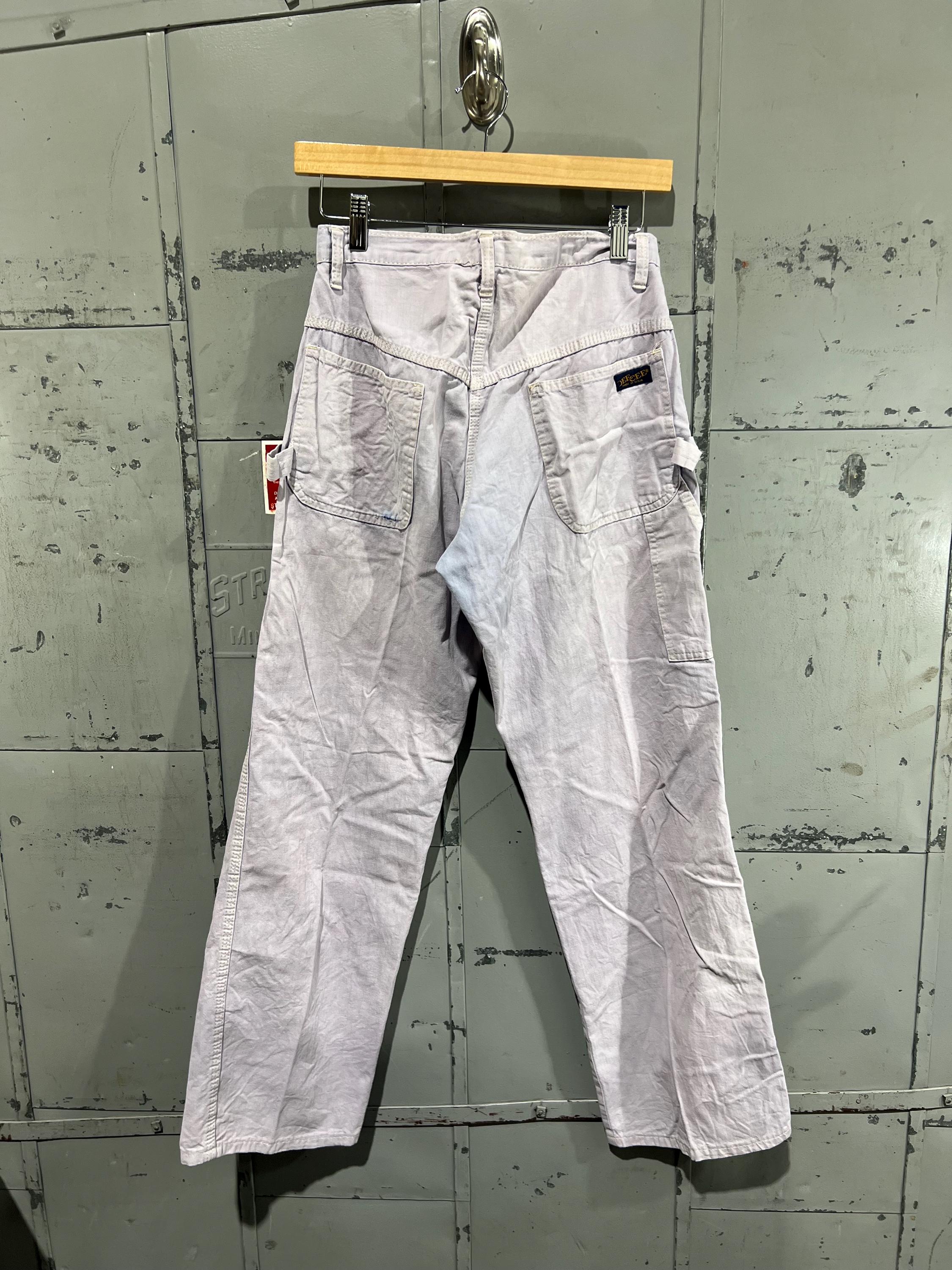 パンツ 60s 70s W.C DEECEE painter pants 28” 70s Deecee Straight Painter Pants Overdyed Lavender