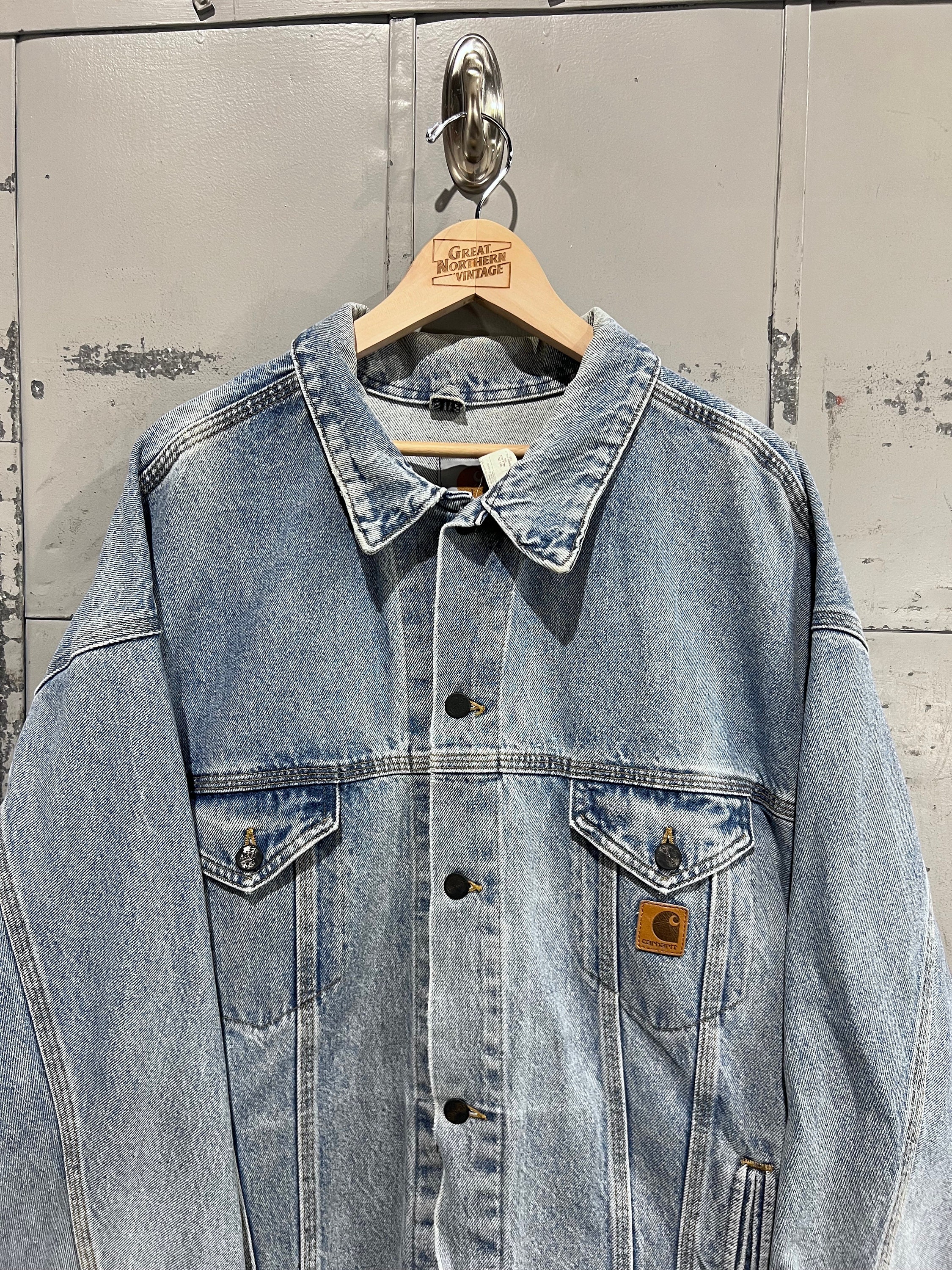 90s USA製 carhartt デニムジャケット トラッカージャケット L 楽天市場】Carhartt カーハート ジャケット サイズ:M REGULAR