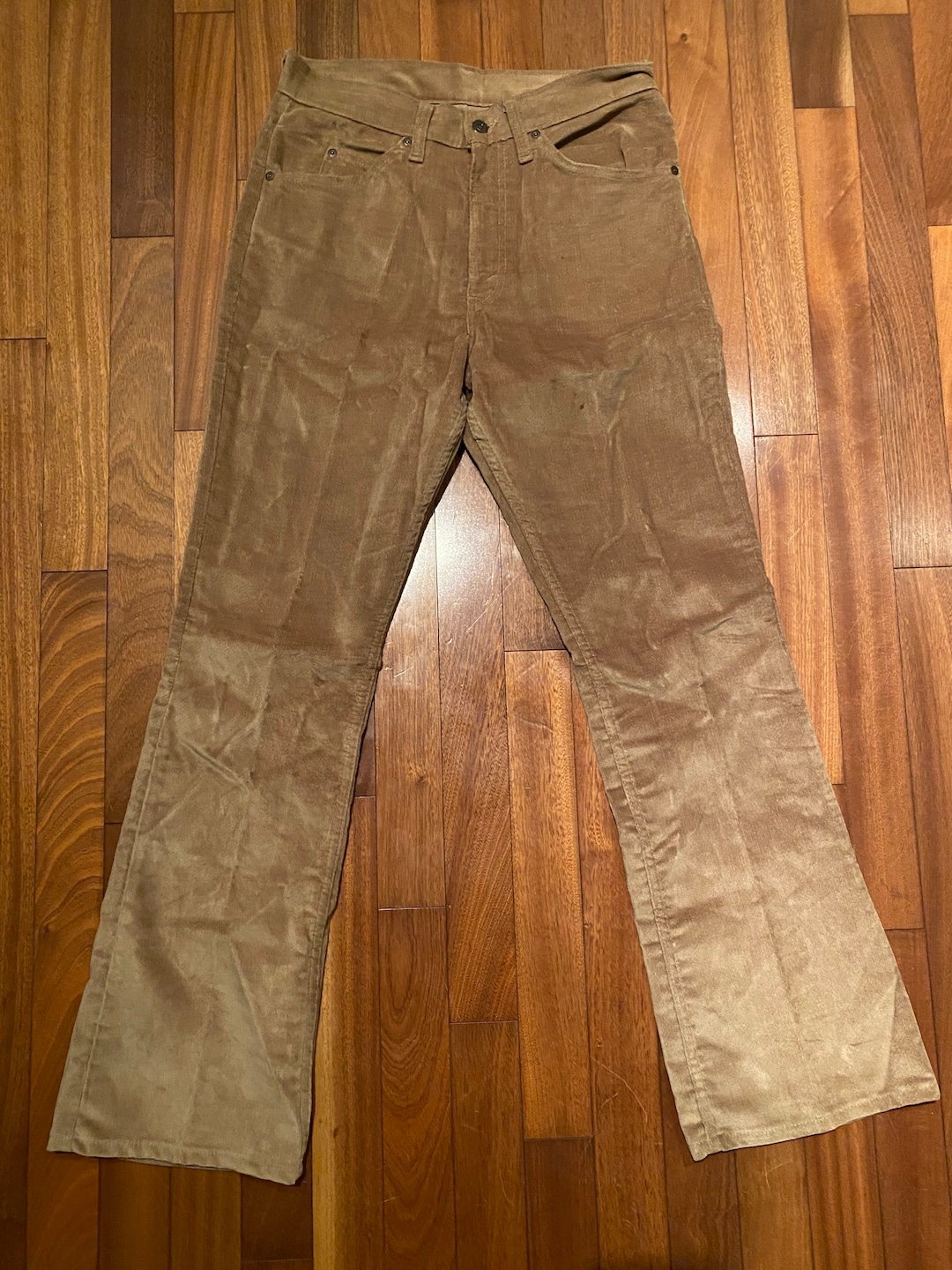 70s Levis Moleskin Boot Cut Pants 517 Etsy