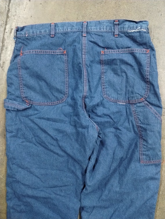 36x29 70s Montgomery Ward Quilted Liner Jeans Pan… - image 8