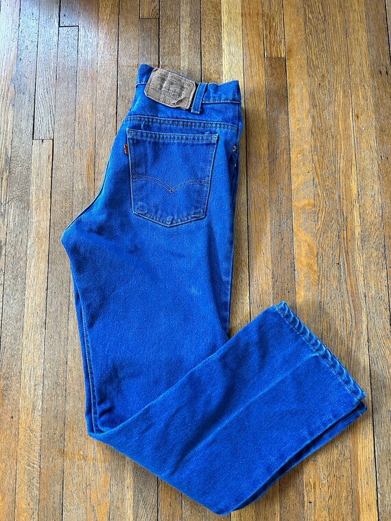 31x29 80s Levi's 508 Orange Tabs Dark Wash Jeans S