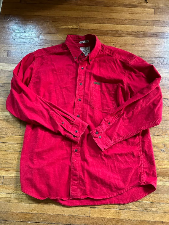 90’s Woolrich Chamois Cloth Shirt Sportsman Men’s 