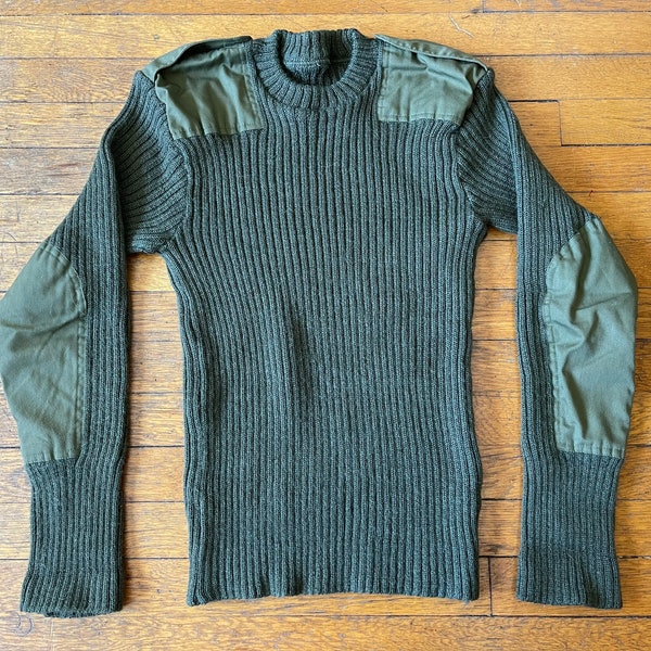 80s US Army “Woolie” Wool and Nylon Sweater