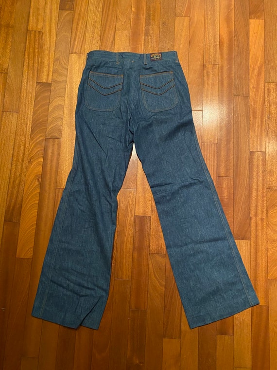 70’s Levi’s panatella poly cotton flared bell bot… - image 2