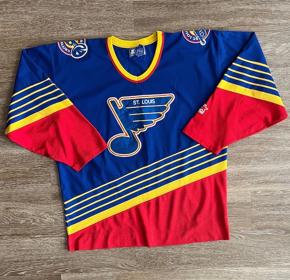 Vintage 90s St Louis Ice Hockey NHL Pullover Jumper Medium -  Ireland