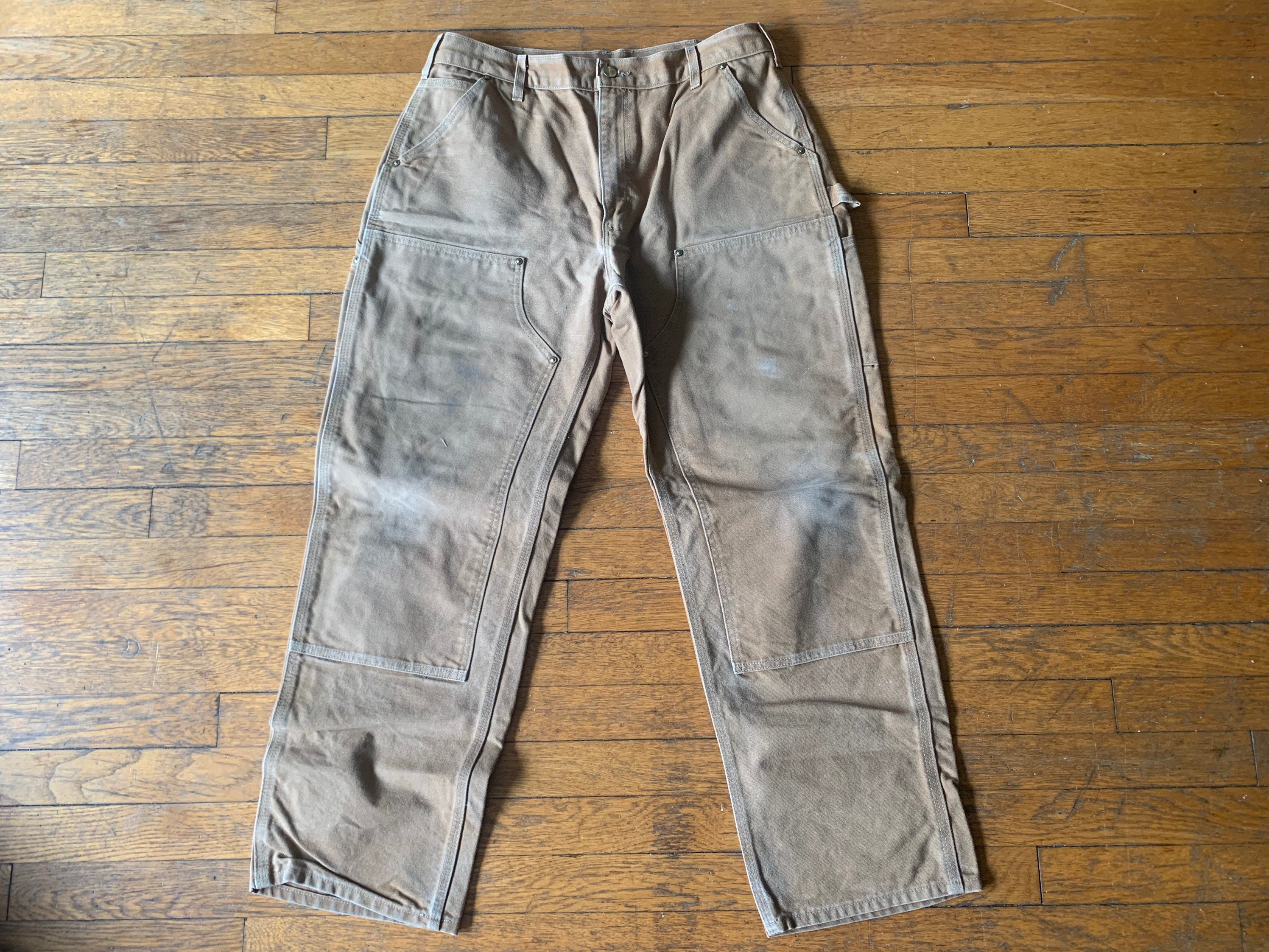 Lot 873 Duck Canvas 1873 1st Copper Riveted Work Pants | Bronson Ginger / W34