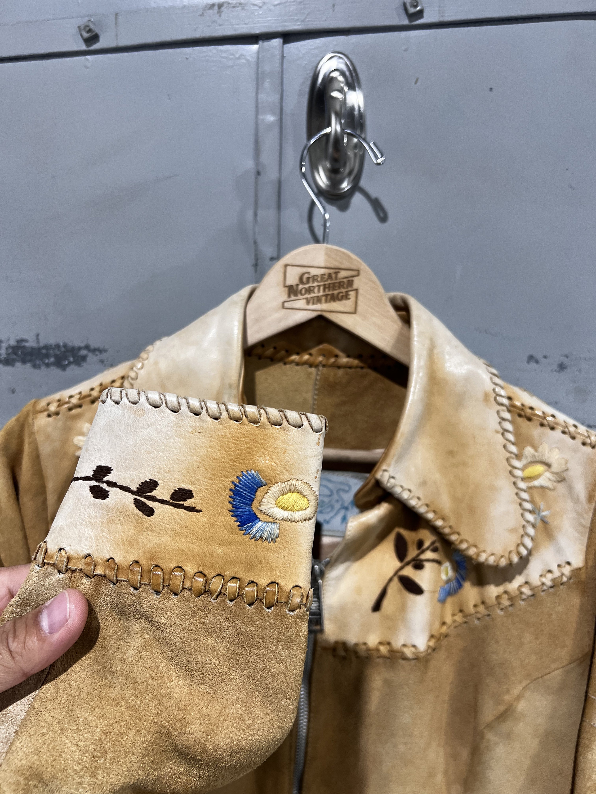 char 70s パッチワークレザー 60s ヒッピー m20910259767_1.jpg?1729039696