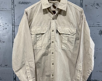 Vintage Gramicci Two Pocket Button Up Shirt Rock Climbing Top Outdoor Adventure style