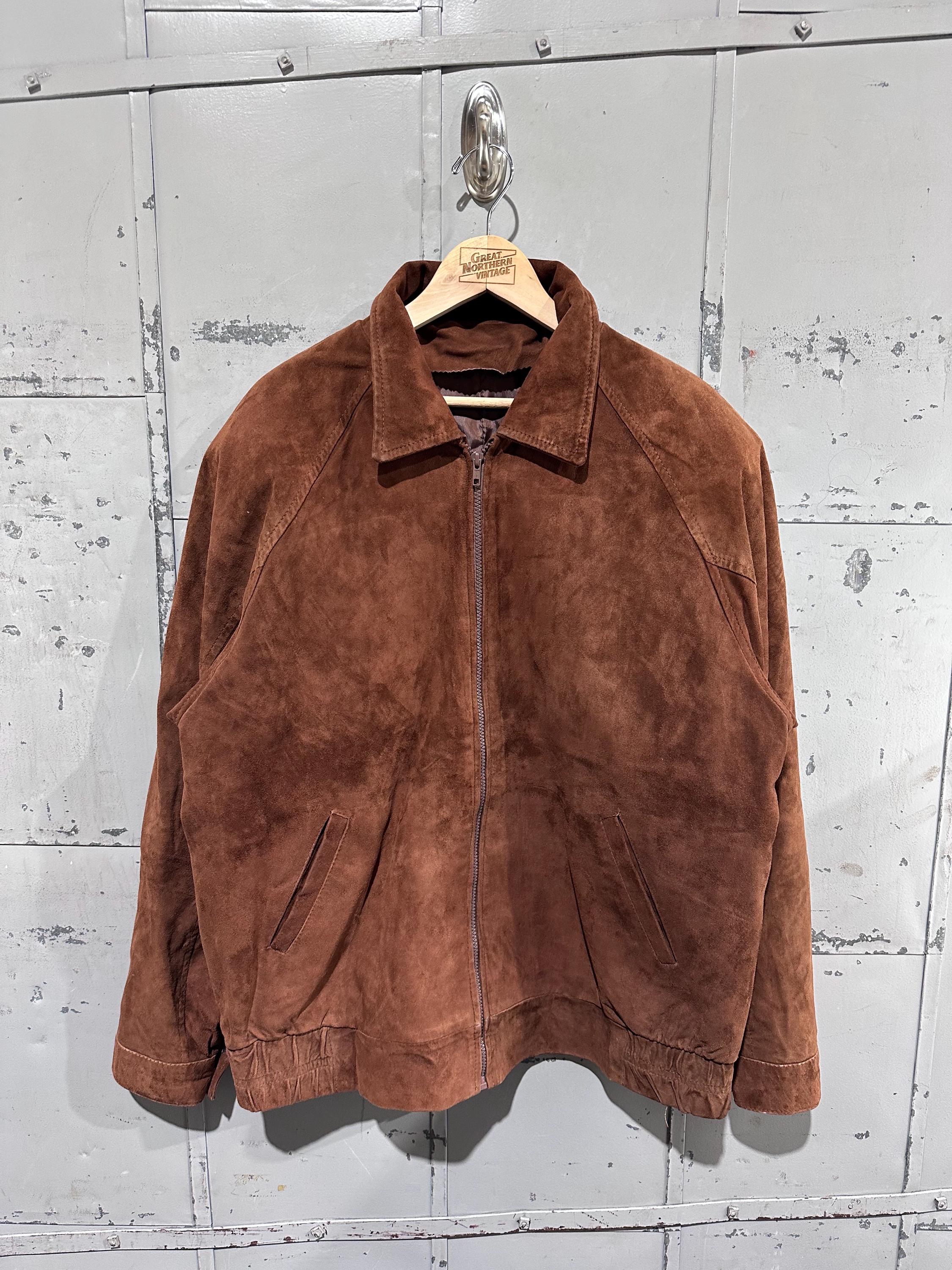Vintage 80s Columbian Guero Y Gamuz Sinched Earth Tone Brown Suede