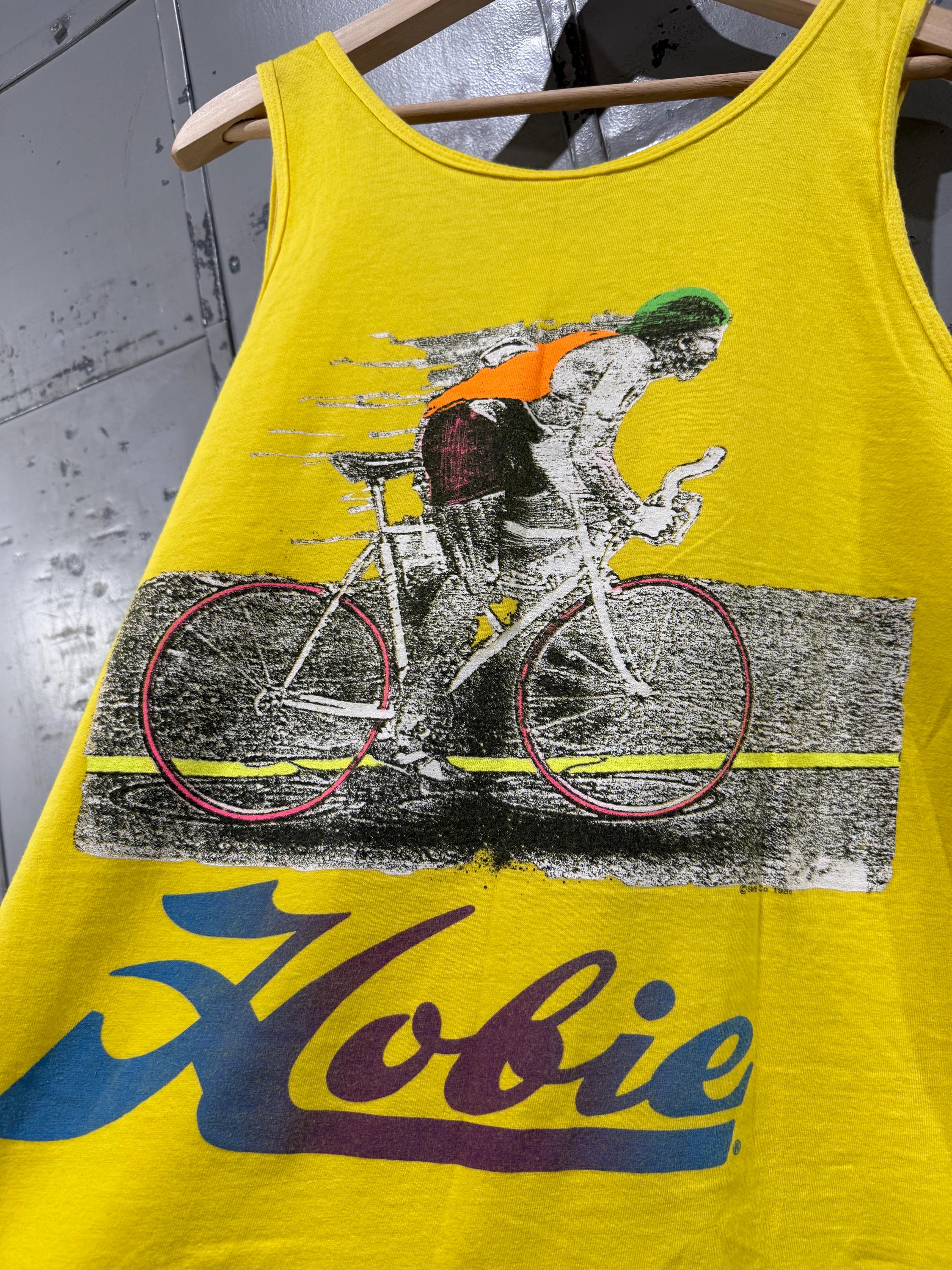 Vintage Hobie Brand Surf Company Surfing 1980s Graphic Tank Top T 