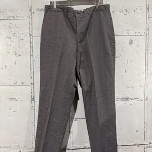 【1950s】Vintage Black Dress Slacks Brown_pants_full__26951.