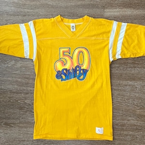 70’s tshirt 50 & Shifty “RAY” Jersey Large hot rod