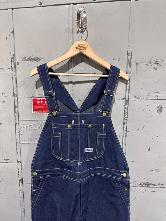 True Vintage 80s Big Smith Deadstock Condition Dark Indigo 