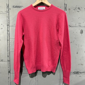 Vintage Soft Pink Cashmere sweater V-Neck