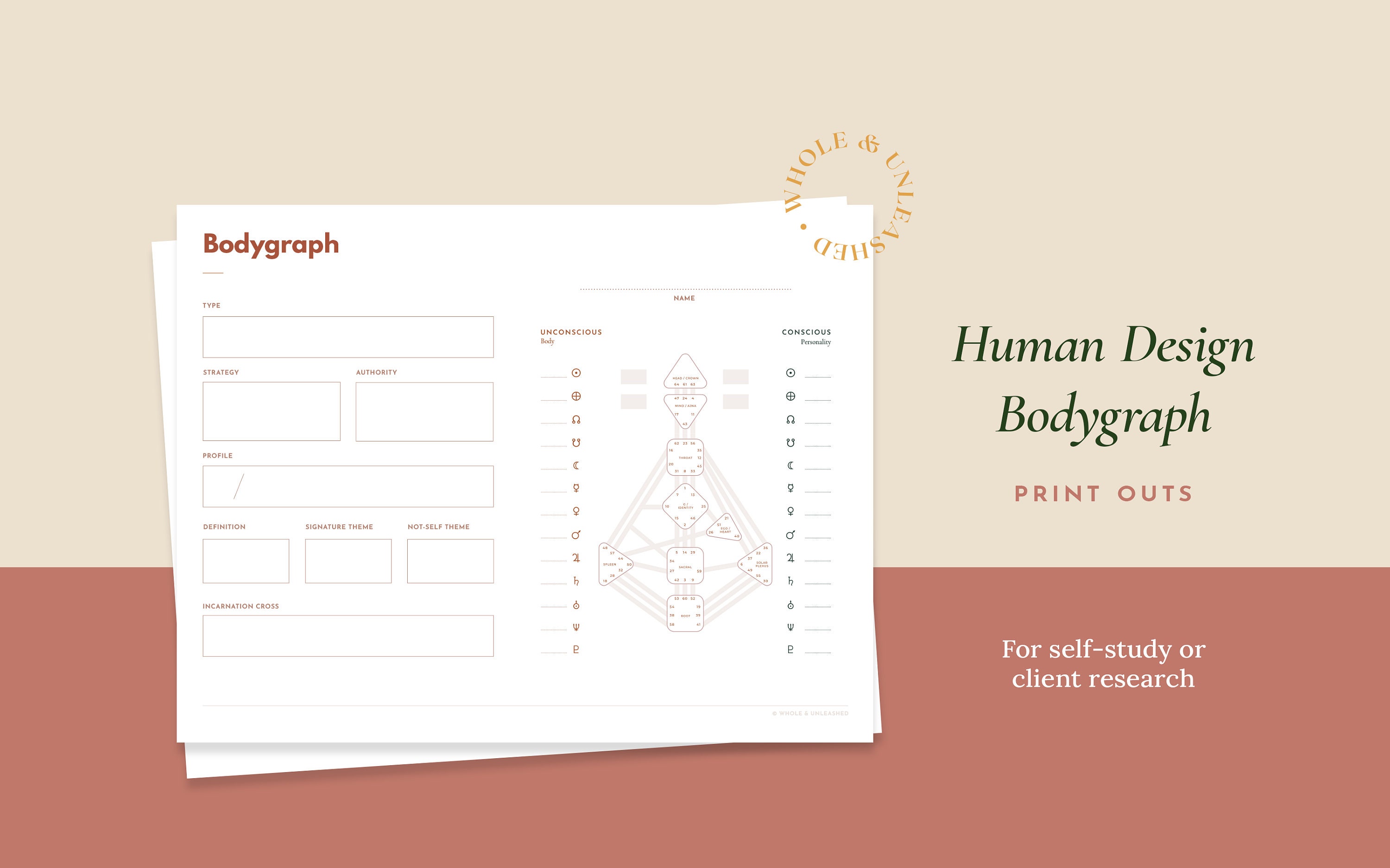 Human Design Bodygraph Print - Etsy